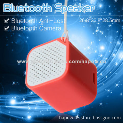 Mini Bluetooth Speaker for iPod with Phone Camera Helper/Anti-lost Alarm/Portable Promotional Gift